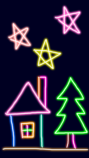 Android application Neon Blink Draw screenshort