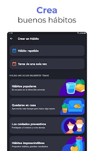 Productive - Lista de hábitos Screenshot