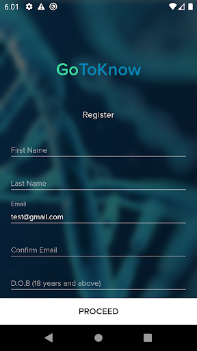 GoToKnow Screen 2