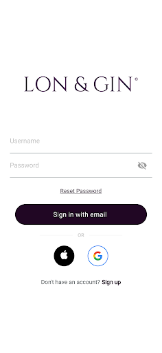 Android application LON & GIN screenshort
