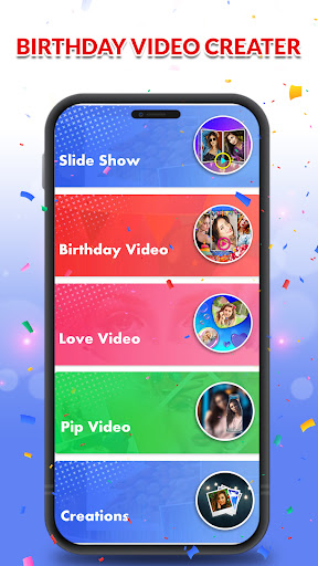 BviD: Birthday Video Maker App Screen 2