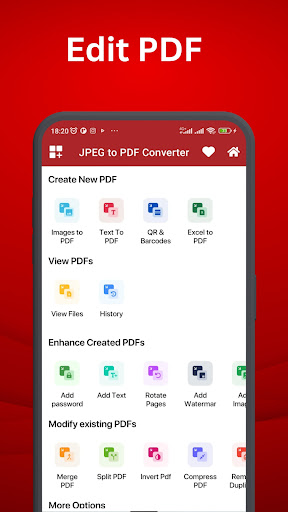 JPEG to PDF Converter Screen 3
