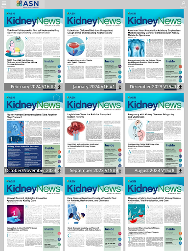 Android application ASN Kidney News screenshort