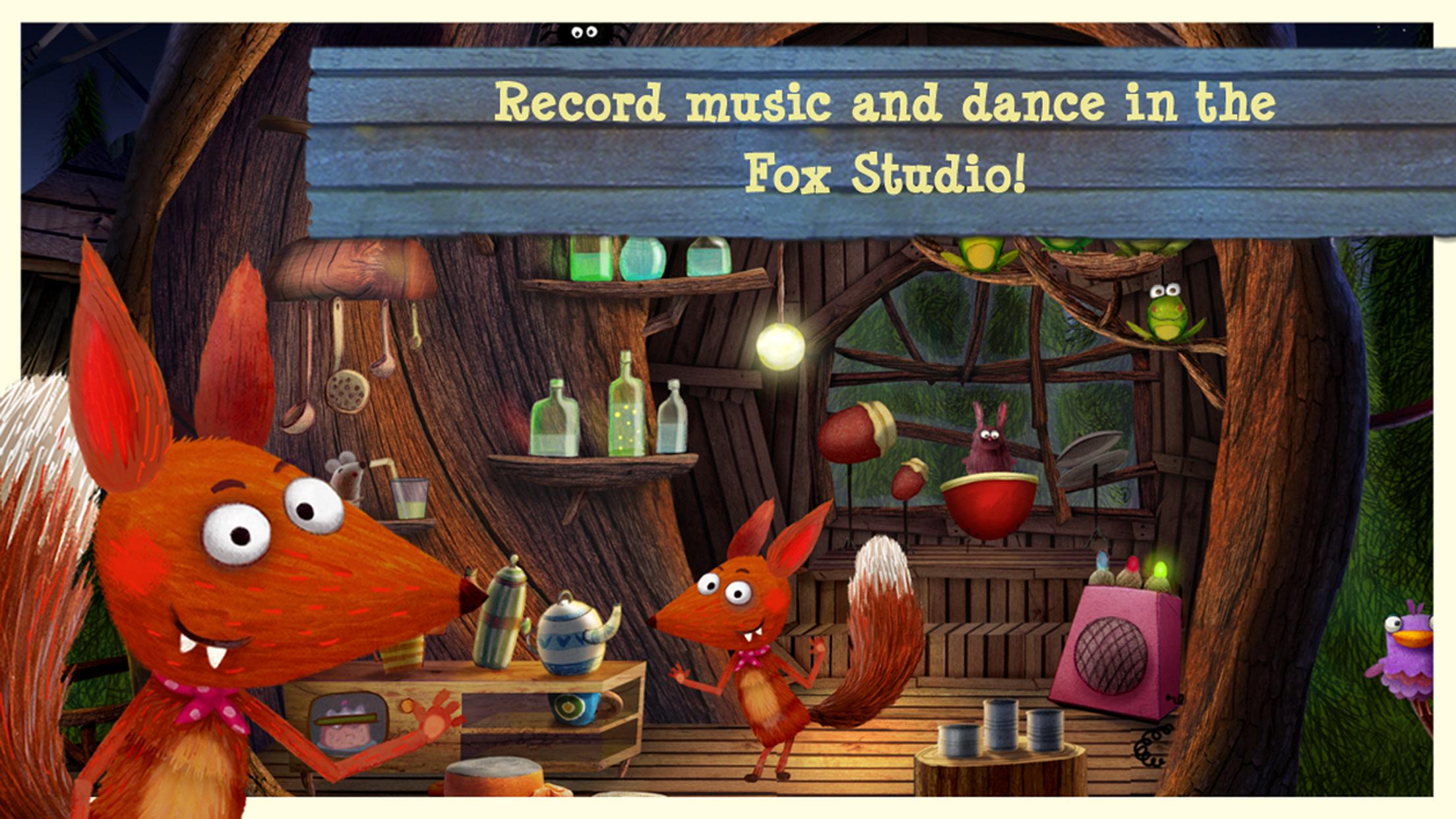 Android application Little Fox Music Box screenshort