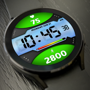 Imágen 4 MJ255 Digital Watch Face android