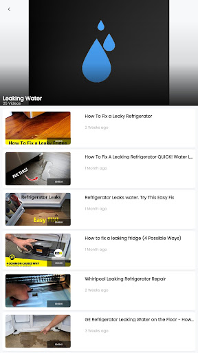 Refrigerator Repair Screen 2