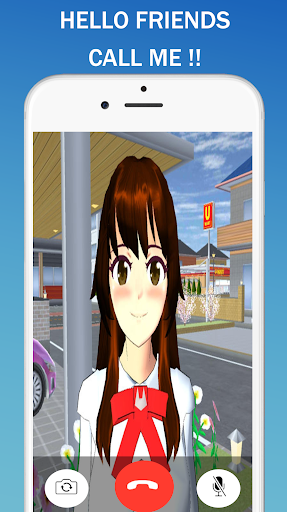 Sakurani School Fake Call Screen 2