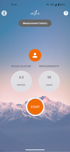 Android application DiaVit screenshort