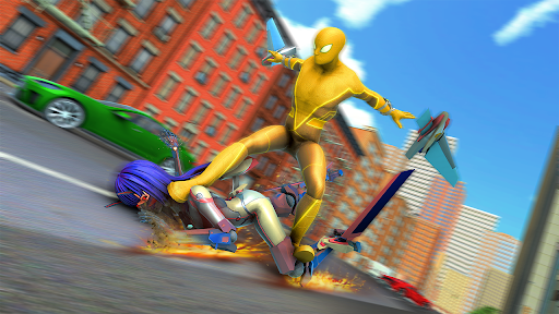 Spider Rope Hero 3D Fight Game 4 screenshots 1