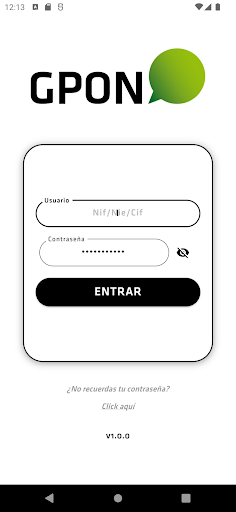 Android application GPON screenshort