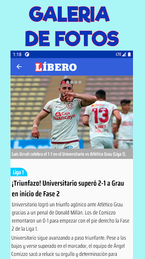 Diario Libero - Futbol Peruano Screen 2