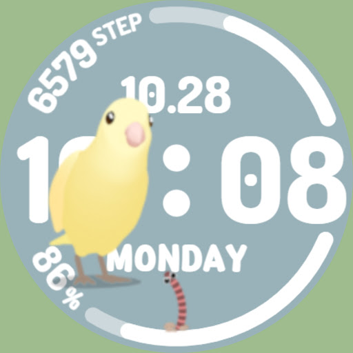 Wiggle Cockatiel Watch face screenshot 8