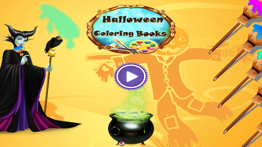 Halloween Coloring Magic Games