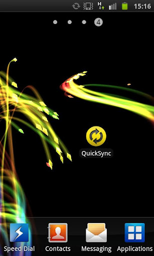 Android application Quick Sync (manual Sync - no U screenshort