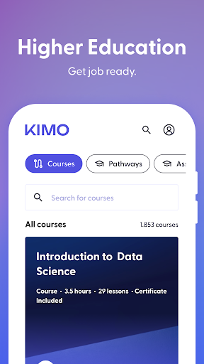 KIMO - Learn to Earn Screen 2