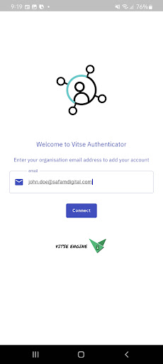 Vitse Authenticator Screen 2