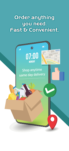 Android application U-Wana Delivery screenshort