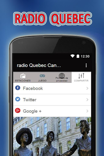 Quebec Canada radios Screen 3