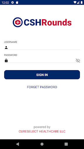 Android application CSH Rounds screenshort
