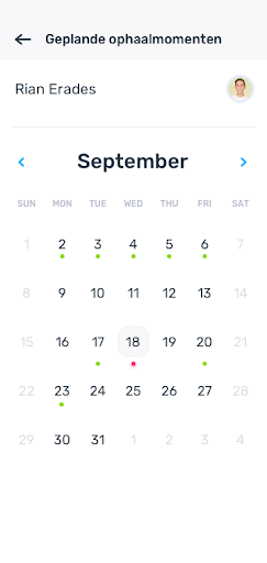 KOVnet GroepsApp Screen 2