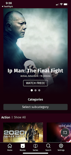 Screenshot of Popcornflix™ – Movies & TV