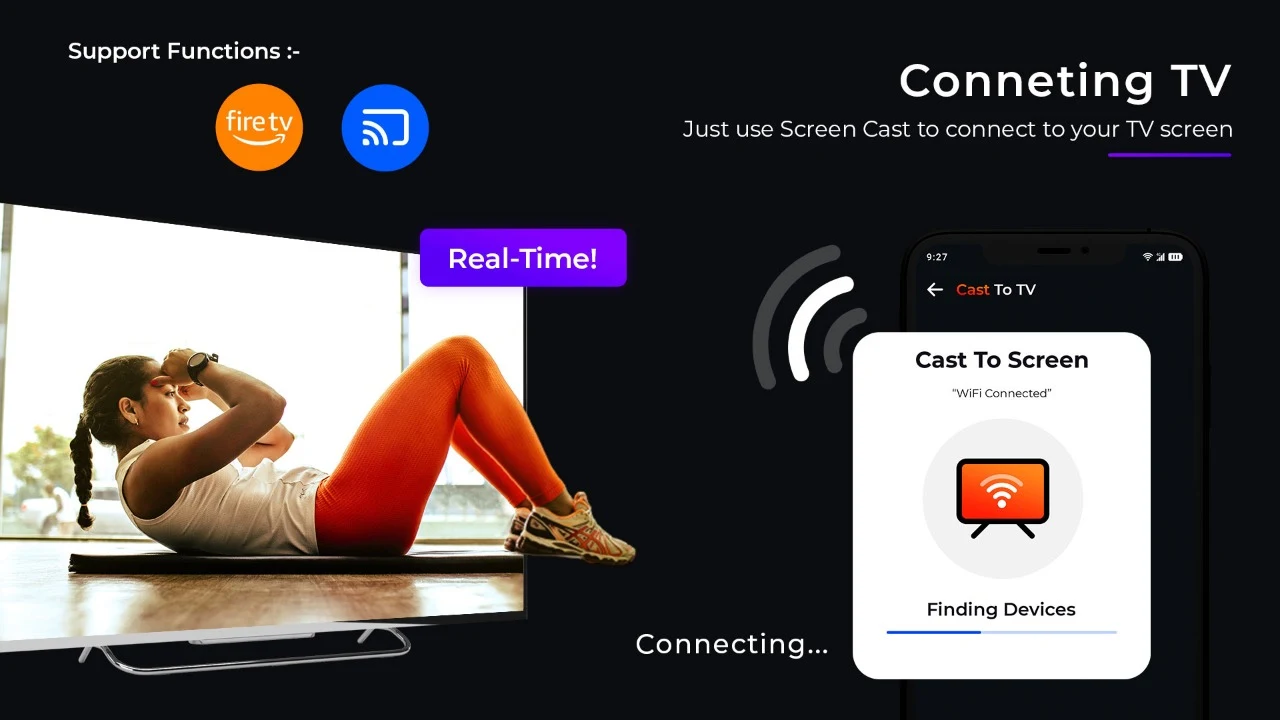Download Cast to TV Chromecast App Free on PC -