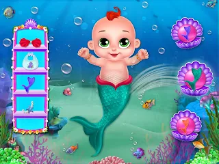 Mermaid Girl Care-Mermaid Game - Screenshot 2