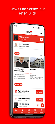 Android application Radio Kiepenkerl screenshort