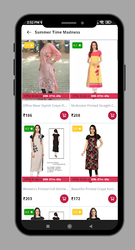 Android application top91now: online shopping app screenshort
