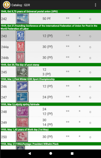 Stamps [GDR] Screen 2