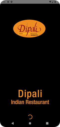 Android application Dipali Restaurant screenshort
