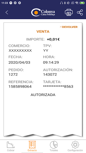 Colonya TPV Móvil Screen 3