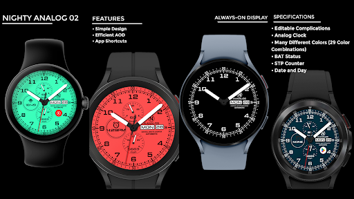 Nighty Analog 02 - watch face