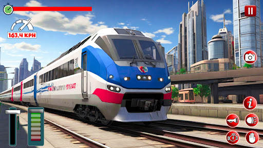 Android application City Metro train Rail Game screenshort