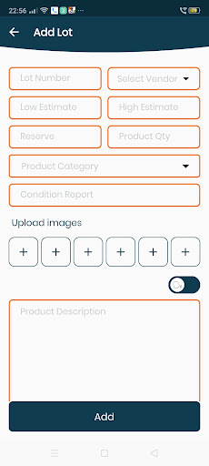 Android application Cataloguely screenshort