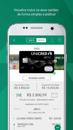 Unicred Cartões Screen 2