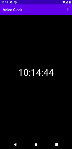 Voice Clock Screen 2