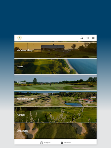 Android application Österlens GK screenshort