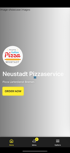 Android application Neustadt Pizzaservice screenshort