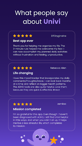 Screenshot of Univi: ADHD Management & Focus