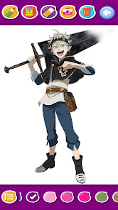 Captura de Pantalla 8 Black Clover Coloring Anime android