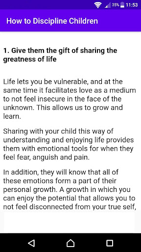 How to discipline your kids Screen 2