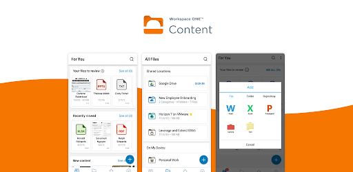 Content - Workspace ONE cover