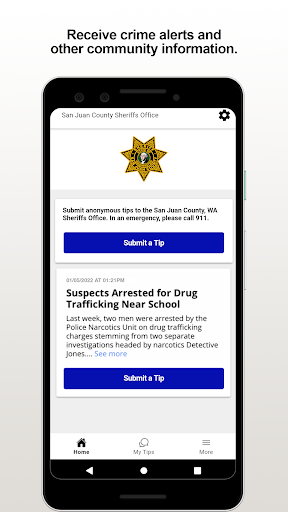 Android application San Juan Co WA Sheriff screenshort