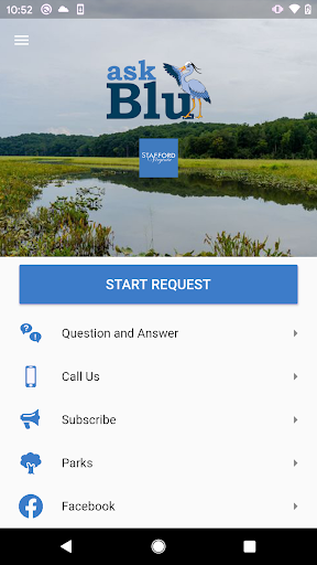 Android application Stafford County - Ask Blu screenshort
