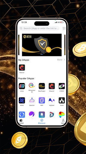 Android application Epic Wallet EXC20 screenshort
