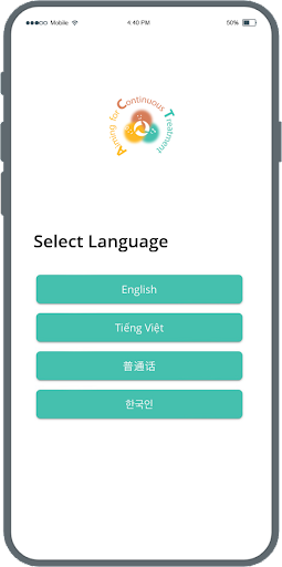 Android application AimingforContinuousTreatment screenshort