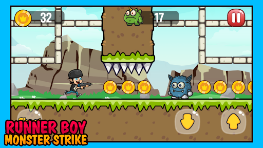 Runner Boy Monster Strike