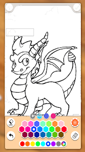 Dragons Aficionado Coloring
