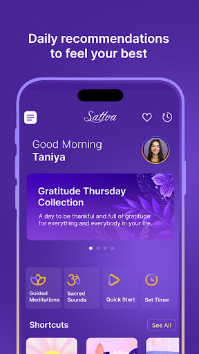 Sattva: Meditation and Mantras Screenshot 2 - AppWisp.com